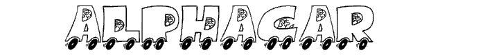 AlphaCar  font